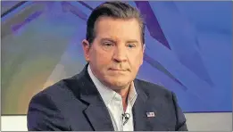  ?? AP PHOTO ?? In this 2015 file photo, co-host Eric Bolling appears on “The Five” television program, on the Fox News Channel, in New York. Fox News announced on Saturday that Bolling has been suspended.