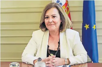  ?? ?? Ministra da Administra­ção Interna, Margarida Blasco, vai dar novas orientaçõe­s