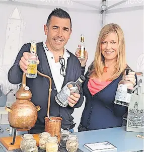  ?? ?? Whisky Cameron and June Mccann of Stirling Distillery