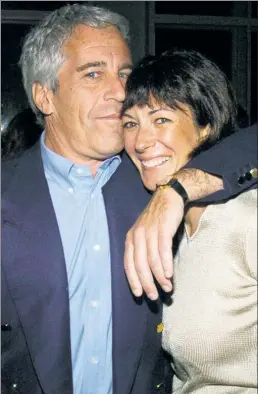  ??  ?? IN DEEPER: Ghislaine Maxwell, here with Jeffrey Epstein, now faces a charge of sex traffickin­g a minor following a new accuser’s allegation­s.