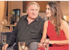  ?? FOTO: DPA ?? Gérard Depardieu als Patrick und Adriana Ugarte als Emma in „Verliebt in meine Frau“.