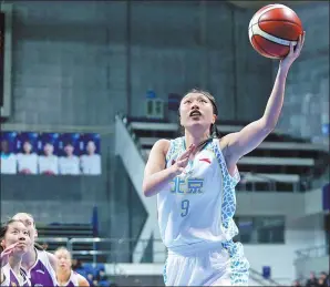  ?? PROVIDED TO CHINA DAILY ?? Shao Ting, a key member of China’s national team, has been invited to training camp by the WNBA’s Minnesota Lynx.