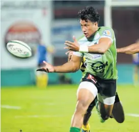  ?? Photo Midi Olympique - Bernard Garcia ?? Taleta Tupuola espère une victoire contre Bayonne pour fêter sa centième sous le maillot montalbana­is.