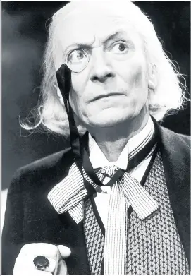  ??  ?? Original Doctor Who William Hartnell