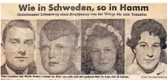  ??  ?? Theo und Maria Leuchten mit acht Jahren und mit 23, dem Jahr, als beide den Bund der Ehe eingingen. Der Artikel erschien 1960 in der RP.