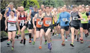  ??  ?? JANUARY: More than 470 runners – a record number – took part in the Great Harwood 10K