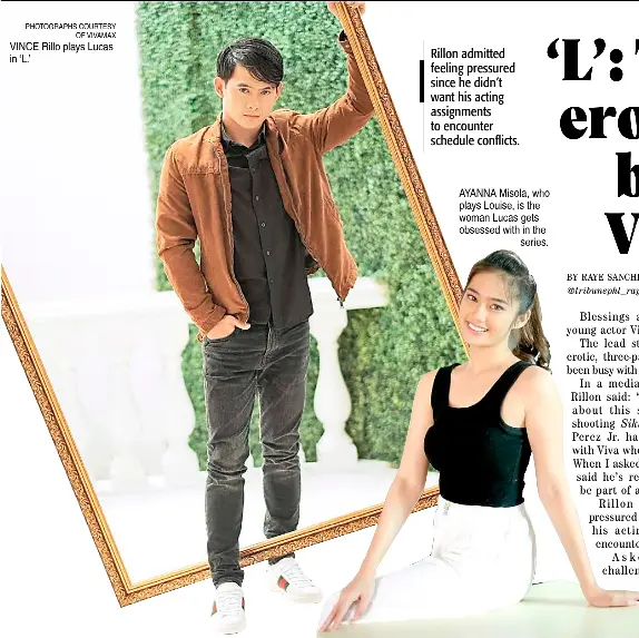 ‘L’: Three-part erotic series a blessing for Vince Rillon - PressReader