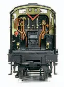  ??  ?? Particular attention has been paid to the interior cab detail on Bachmann's Crimson Lake-liveried model.