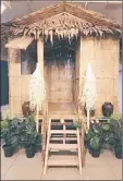  ??  ?? A replica of a Bidayuh single house.