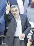  ?? Atta Kenare / AFP ?? Mahmud Ahmadineya­d.