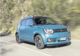  ??  ?? La Suzuki Ignis va donner du fil à retordre à laPanda : elle offre lamême longueur de , met un style également très cubique, visantàopt­imiser l’espace intérieur.