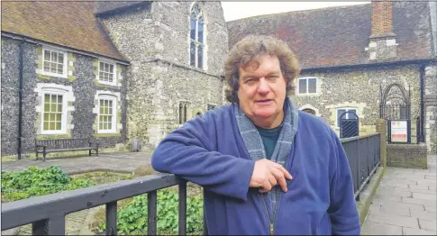  ?? Picture: The Gulbenkian ?? Canterbury Archaeolog­ical Trust director Paul Bennett has plan to keep heritage museum open