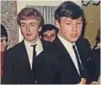  ??  ?? Fond memories: Students Peter Brainch (left) and Peter Howard-Jones