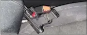  ?? SAN JOSE POLICE DEPARTMENT ?? This loaded gun was recovered by San Jose police inside a vehicle at the scene of an armed carjacking Sunday.