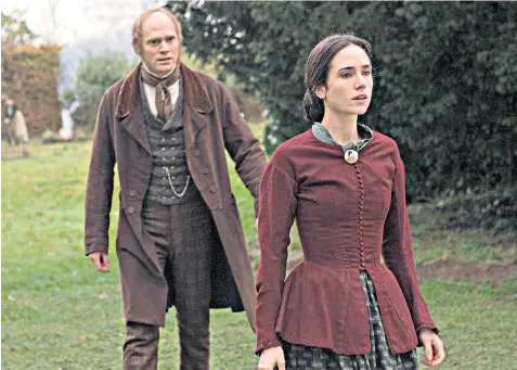  ?? Creation ?? Bull vs cow: Paul Bettany as Charles Darwin and Jennifer Connelly as Emma Darwin in the 2009 film,