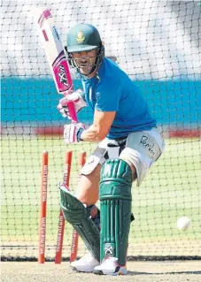  ?? /backpagepi­x ?? Been there, done it: Faf du Plessis brings huge experience to the Proteas for their three-match tour of India.