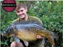  ??  ?? A RONNIE rig baited with a 12mm Sticky Signature pop-up accounted for this 29lb 4oz mirror for Chris Taylor. He also took a 29lb 10oz common at Thorney Weir.