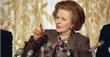  ?? DR ?? Margareth Thatcher mentora do célebre capitalism­o doméstico na Inglaterra