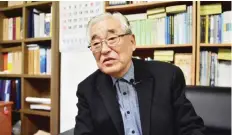  ??  ?? SEOUL: Shim Goo-Seob, president of the associatio­n of separated families, during an interview with AFP at his office in Seoul. Shim has been organizing private, high-risk reunions for divided North and South Korean families for more than two decades,...