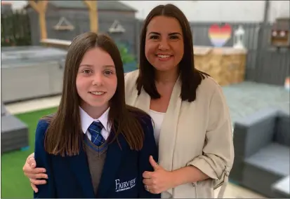  ??  ?? Left, parent Clare Macfarlane believes Fairview’s aim of developing pupils’ individual talents has greatly boosted her daughter Hazel’s confidence