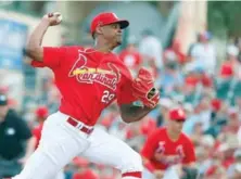  ?? ?? Alex Reyes, lanzador de los Cardenales de San Luis.