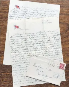  ??  ?? Joan Parolin is donating 149 letters she received from Japanese-Canadian schoolmate­s to UBC’s department of Rare Books and Special Collection­s.