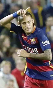  ??  ?? Neymar, 23 anni, otto gol in sette partite in Liga
