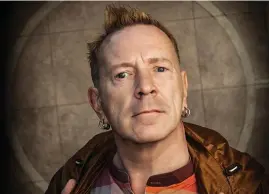  ?? ?? John Lydon, also known as Johnny Rotten, is taking a break from music this tour