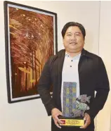  ??  ?? Puerto Princesa Provincial Governor chief of staff Ceasar “Sammy” Magbanua My Art project partner Shell Philippine­s represente­d by Cris Aparece