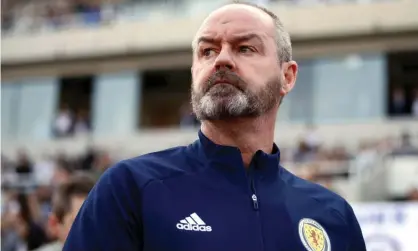  ??  ?? Steve Clarke has been rewarded with an extension to his contract as Scotland manager. Photograph: Tim Goode/PA