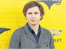  ?? WILLY SANJUAN/THE ASSOCIATED PRESS ?? Michael Cera arrives at the L.A. Premiere of The Lego Batman Movie at The Regency Village Theatre on Saturday, in Los Angeles.