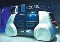  ??  ?? Sedric represents Volkswagen’s aim to make mobility accessible to everyone.