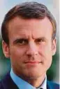  ??  ?? Emmanuel Macron