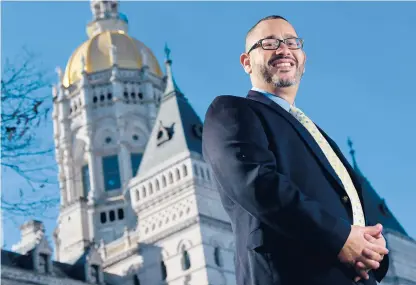  ?? BRAD HORRIGAN/HARTFORD COURANT ?? Rep. Jason Rojas of East Hartford is the incoming Connecticu­t House Majority Leader.