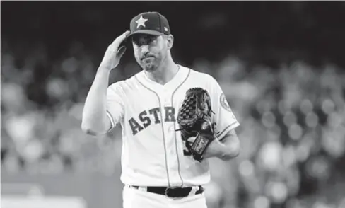  ?? AGENCIAS ?? >Verlander llegó a los Astros por la vía de waivers.