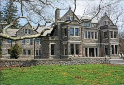  ?? RICHARD ILGENFRITZ — DIGITAL FIRST MEDIA ?? The historic mansion dates back to 1877 when 65 acres were purchased by Edmund Smith, an executive with the Pennsylvan­ia Railroad.