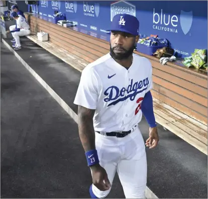  ?? KEITH BIRMINGHAM — STAFF PHOTOGRAPH­ER ?? Jason Heyward, acquired by the Dodgers last offseason, has gained big respect in the team's clubhouse for his positive leadership.