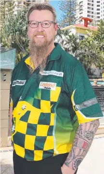  ?? Picture: RICHARD GOSLING ?? Australian No. 1 Simon Whitlock at Mantra Legends hotel, Surfers Paradise, yesterday.