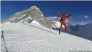  ?? ?? Jost Kobusch made it to an altitude of 7,350 meters on Mount Everest in 2020