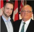  ?? ROB FERGUSON/TORONTO STAR ?? PKU patient John Adams, left, and his father, John Adams, at a Queen’s Park news conference Tuesday.