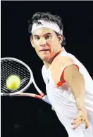  ?? Foto: AP / Felipe Dana ?? Der Niederöste­rreicher Thiem ist fit für den europäisch­en Sand.