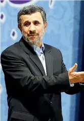 ??  ?? Mistero Mahmoud Ahmadineja­d, 61 anni, in una foto recente