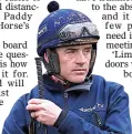  ??  ?? HOLDING FIRM: Ruby Walsh