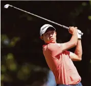  ?? Jamie Squire/Getty Images ?? Collin Morikawa shot a 69 Saturday to move into second place, one stroke behind Scottie Scheffler.