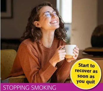  ?? ?? Start to recover as soon as you quit