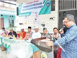  ??  ?? ketika berucap di Pesantren Raudhatul Quran.