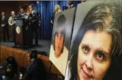  ?? GINA FERAZZI / LOS ANGELES TIMES ?? Riverside County District Attorney Michael Hestrin announces David Turpin and Louise Turpin are being charged with multiple counts of torture, child abuse, abuse of dependent adults and false imprisonme­nt on Thursday in Riverside, Calif.