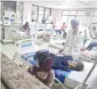  ?? — Reuters ?? The intensive care unit at the Baba Raghav Das hospital in Gorakhpur on Monday.