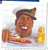  ??  ?? CARICATURE: The Spitting Image puppet of Prince Andrew