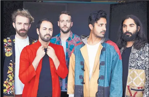  ??  ?? California-based rock band Young the Giant is touring in support of its album “Home of the Strange.”